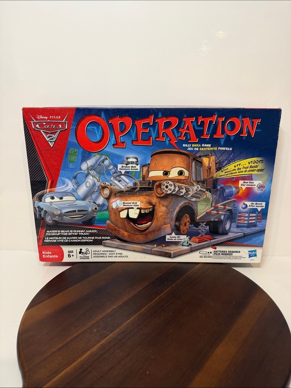 Disney Pixar Cars 2 Operation Board Game (Mater Edition)